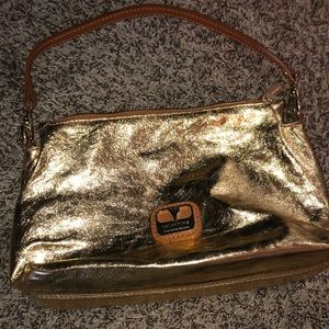 Golden valentina bag